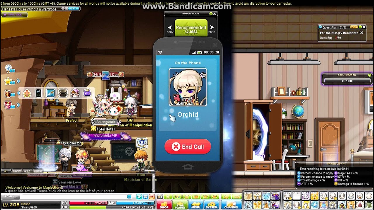 [MapleStory Quest] Calling Orchid (Full 30 Days) YouTube