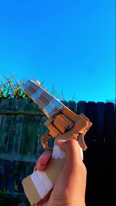 Reloading cardboard Colt python - YouTube