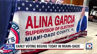 Early voting begins in Miami-Dade, Monroe