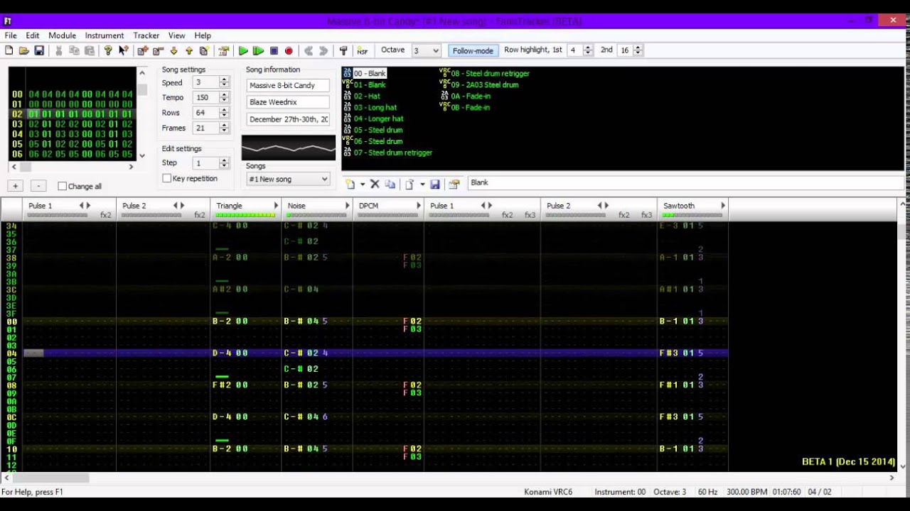 Παρακολούθηση Massive 8-bit Candy [FamiTracker, 8-bit, VRC6, Original] στο YouTube