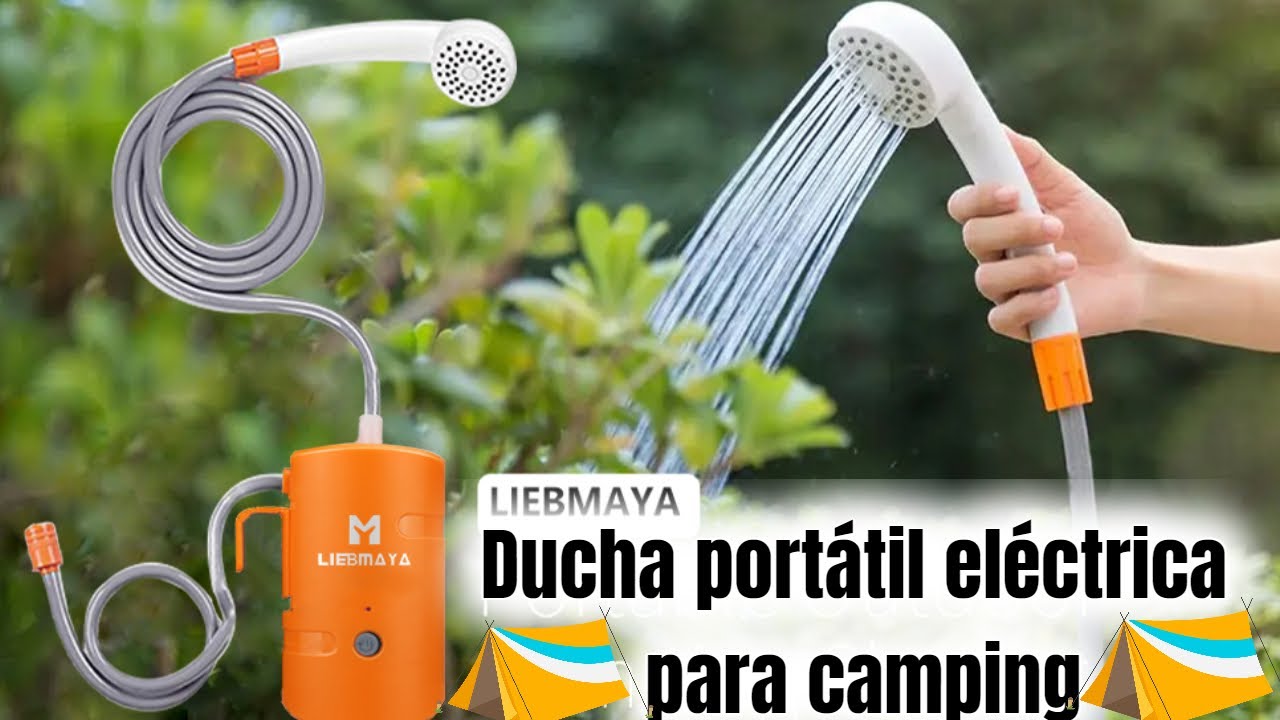 Ducha LIEBMAYA eléctrica portátil camper. La mejor ducha para camping 