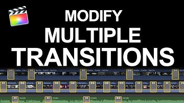 How to Modify Multiple Transitions in FCPX | FCPX Tutorials | iLearnhub