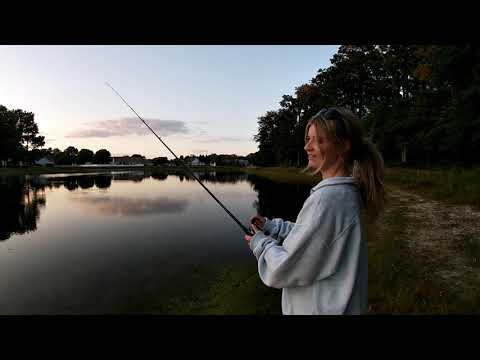 My GF Attempts Bass Fishing!!!