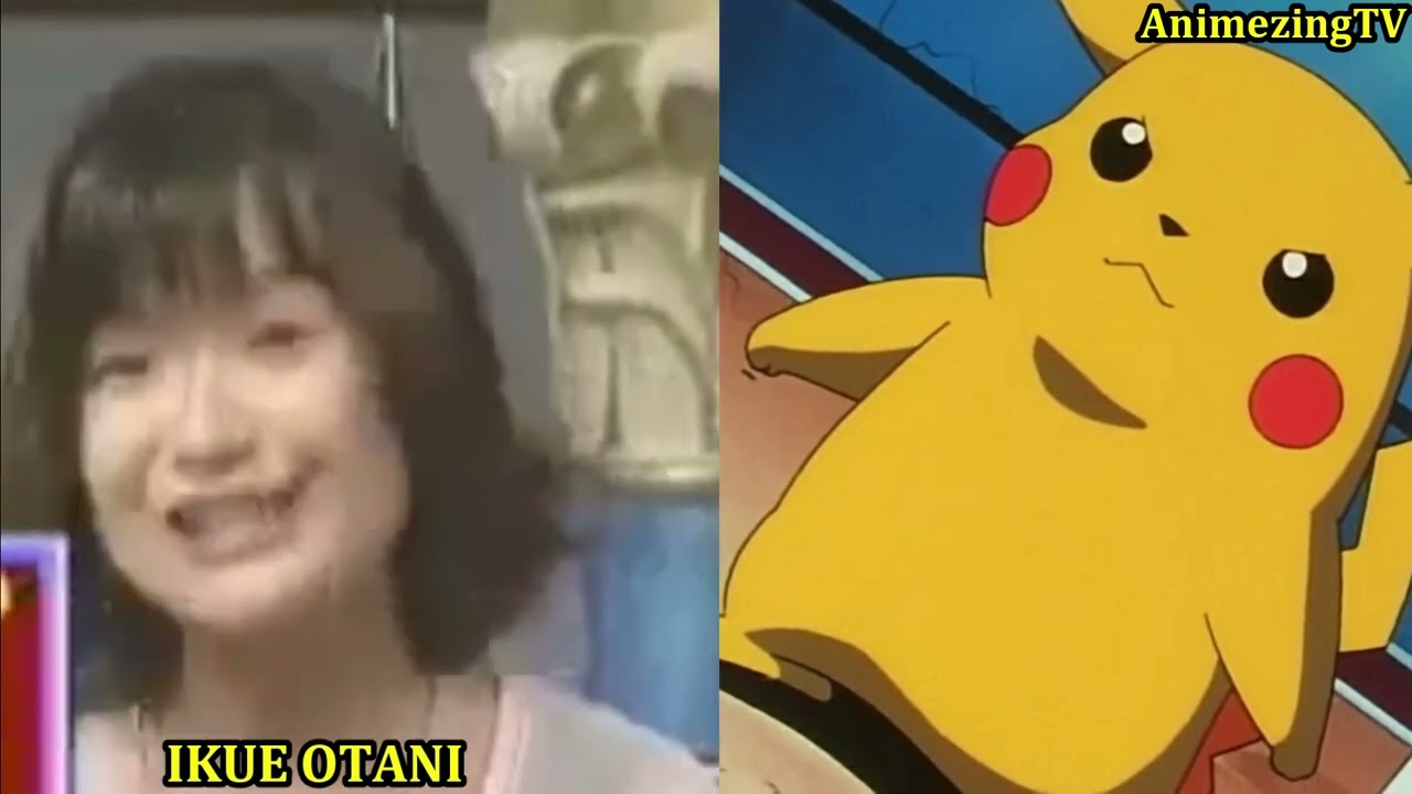 Pikachu Voice Actor / Pokemon / Ikue Otani / Japanese Seiyuu - YouTube