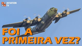 VOCÊ JÁ VIU ISSO? Avião Militar C-130 Hércules Pousa de Surpresa no Aeroporto Santos Dumont, no RJ.