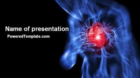 Heart Catadrome PowerPoint Template by PoweredTemplate.com