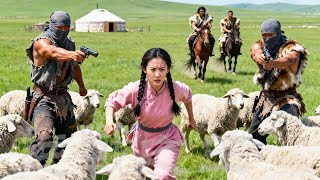 Os bandidos assediam uma pastora, sem saber que ela é apoiada por vários mestres de kung fu!