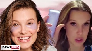 Millie Bobby Brown Faces BACKLASH Over 'Fake' Skincare Routine!