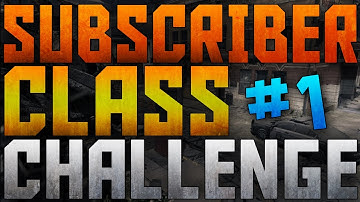 Subscriber Class Challenge #1 - K.E.M Strike w/ Unique Class Setup! (CoD Ghosts)