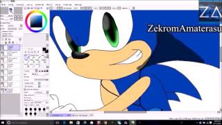 Sonic Speedpaint Gift For Cyrellesonic18