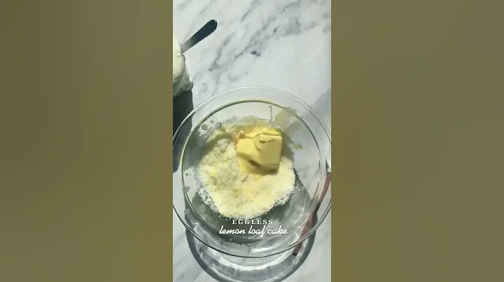 The simplest EGGLESS Lemon Loaf Cake | Easy Beginner Baking Recipe #shorts #shortvideo #baking #food