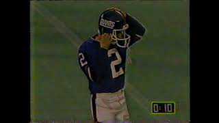 Denver Broncos vs New York Giants (November 23, 1986) The G-MEN Win The Preview Of Super Bowl XXI