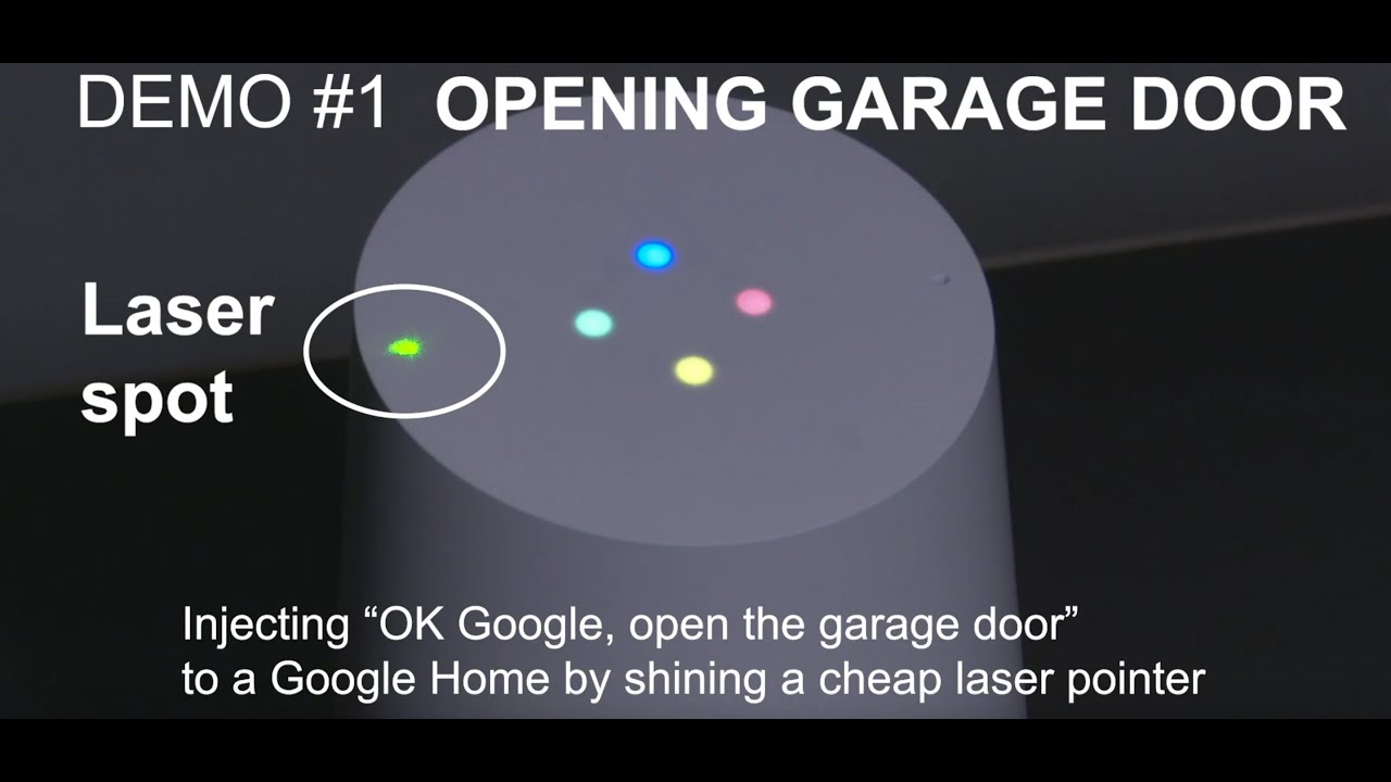HomePod и другие колонки можно взломать с помощью лазера. Как взломать Siri. Фото.