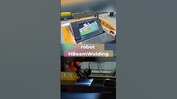 H-Beam Smart Welding Robot in Action#hbeamwelding #weldingrobot #welding #robotic  #evsrobot
