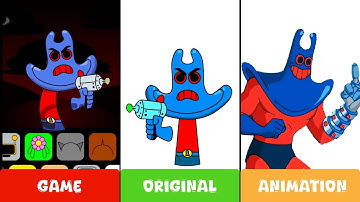 My Sprunki OC: Man Ray (from SpongeBob SquarePants) Game Vs Original (All Versions)