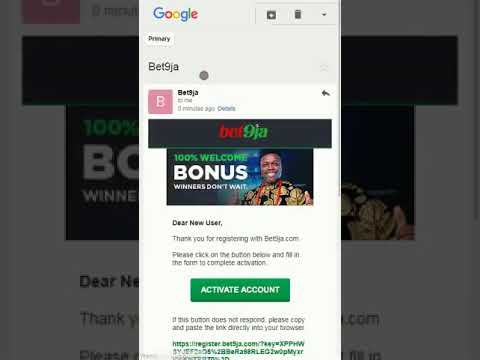 Register with Bet9ja - Mobile