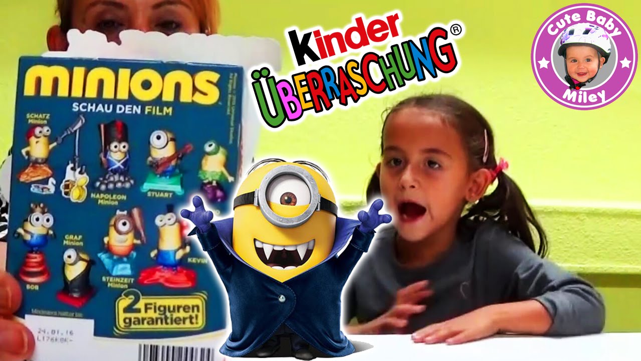 Kinder Überraschung Minions Edition - Surprise Eggs Überraschungseier - Kinderkanal spielzeugregal