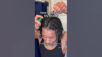 How I maintain my braids weekly