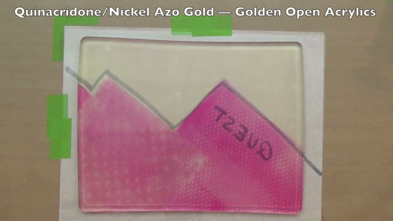 Gelli Arts® Printing WORDS!