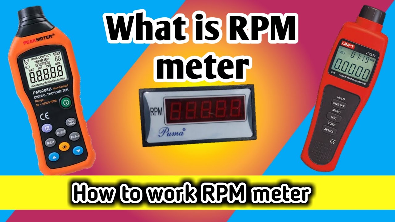 Tools For Rpm what is rpm meter how to work rpm @furqanelectronic - YouTube