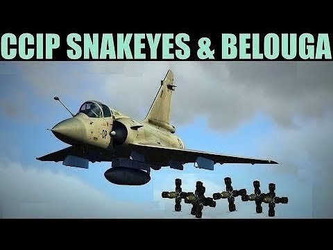 Mirage 2000C: CCIP Ripple & Single Bombing (Snakeye & Belouga) Tutorial | DCS WORLD