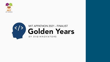 MIT APPATHON 2021 FINALIST -Tech Buddy @ Golden Years by DigitCodemy Students