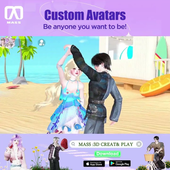 Teman & Fun di Satu App. #massapp #zepeto #massfashion #sims4 #massparty #zepetoedit #avatar
