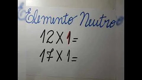 Qual é o elemento neutro da multiplicação?