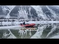 Solar Inflatable Winter Wonderland River Running