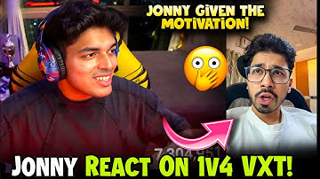 🔥Jonathan React On 1v4 Saumraj - VXT😱 "Jonathan’s Life Lesson: Never Lose Until You Win!" 😍💛