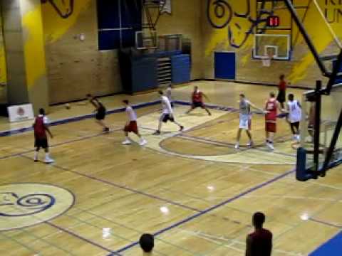 Informal workout with various members of team Canada's squads, from the Cadet team to Men's hopefuls. Participants include Kevin Pangos and Devoe Joseph and Sean Denison.