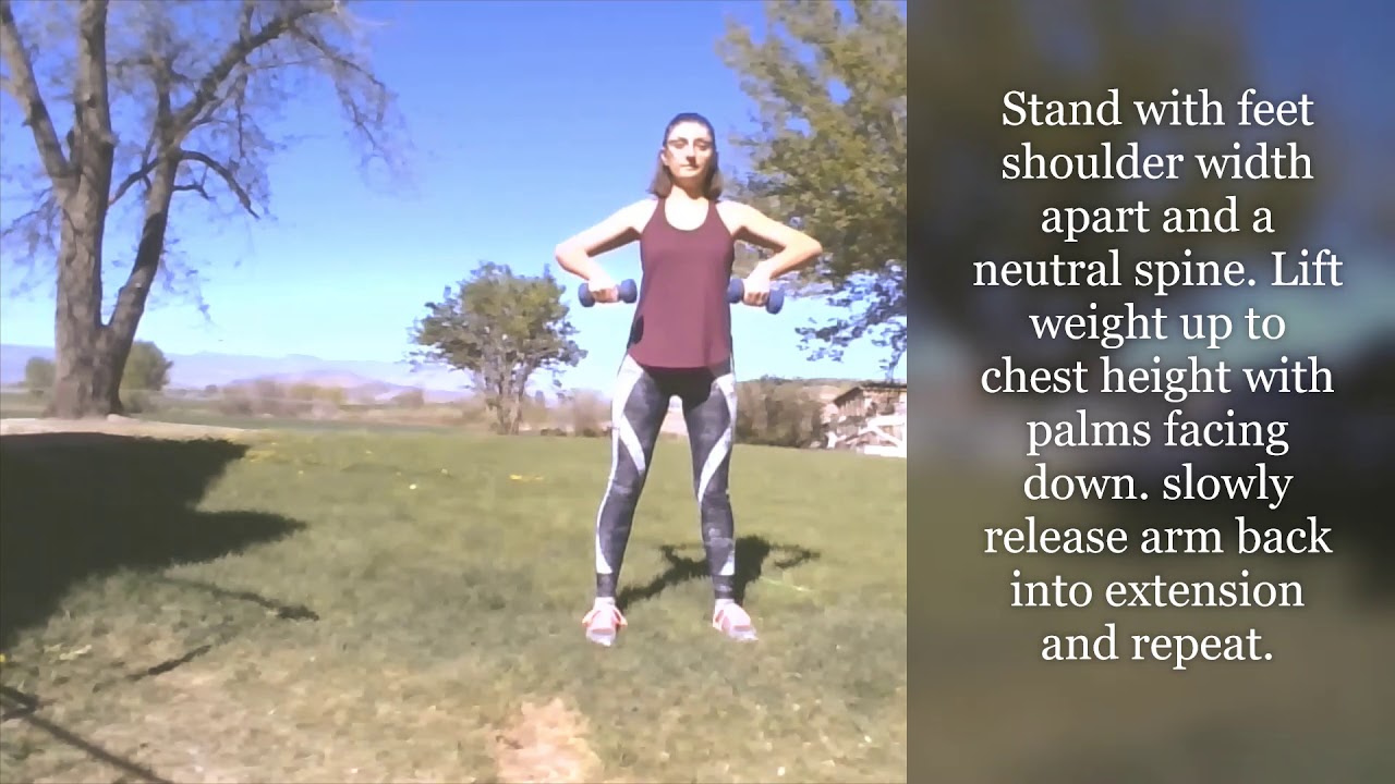 Upright Rows (open chain) - YouTube