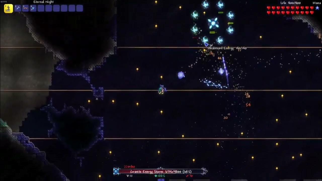 TERRARIA THORIUM MOD GRANITE ENERGY STORM EXPERT MODE YouTube
