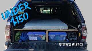 Truck Camping Setup for Under $150