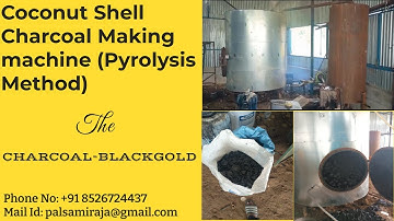 #coconut shell charcoal making Machine (Pyrolysis Method) for #sale #charcoalmakingmachine