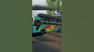 Sri Krishna Bus On Rail Track 😍😘 #shorts
