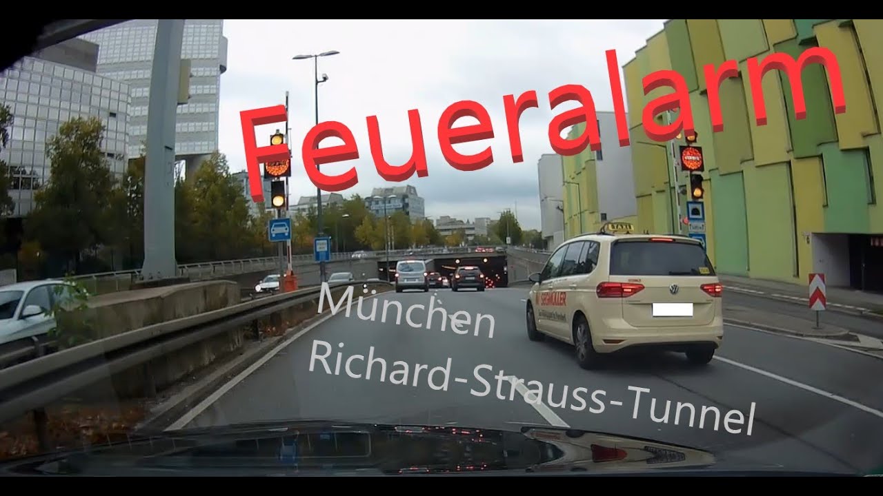 Feueralarm im Richard Strauss Tunnel in München am 07 10 2019