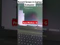 How to start screen recording in computer without third party software #screenrecorder