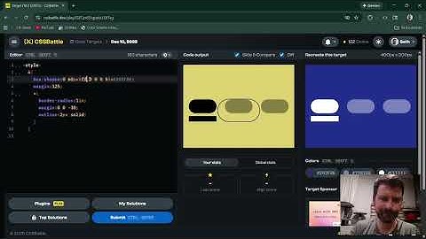 CSS Battle Daily Target - Selected Page