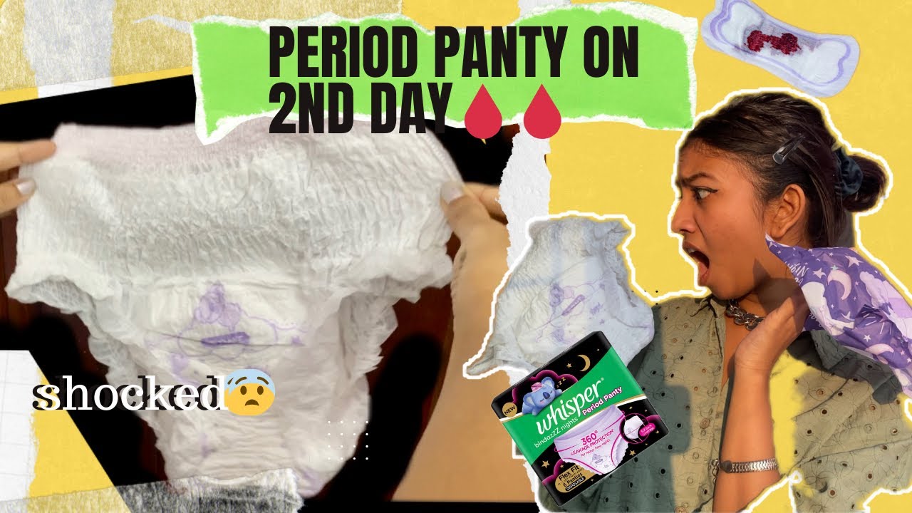 I tried *PERIOD PANTY* on 2nd day of my PERIODS👍👎SHOCKING RESULT😨🩸 