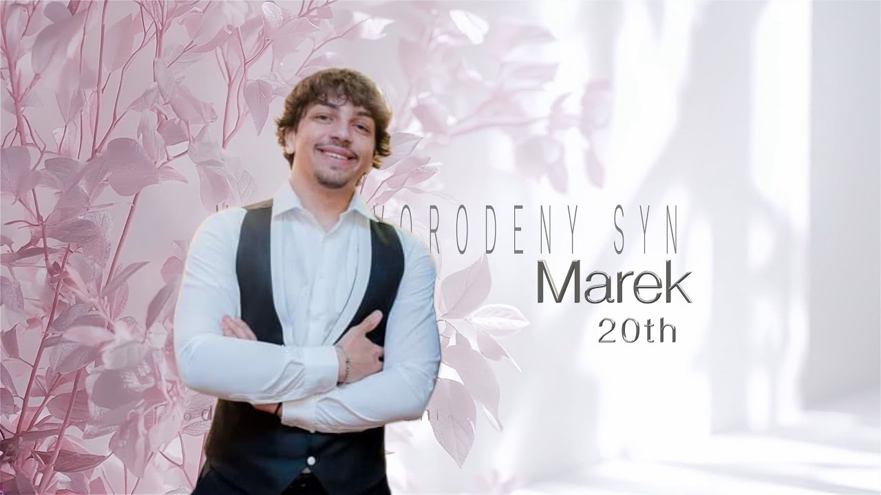 Marek 20th... od rodičov k narodeninam