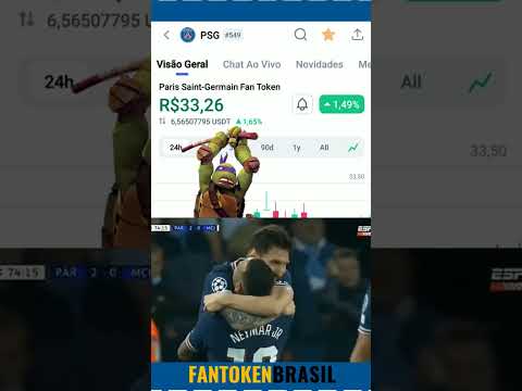 PSG Fan Token 🐐 🐢 🤸 | #shorts | fantoken.com.br