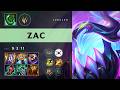 Zac Jungle vs Lee Sin - KR Challenger Patch 26.11