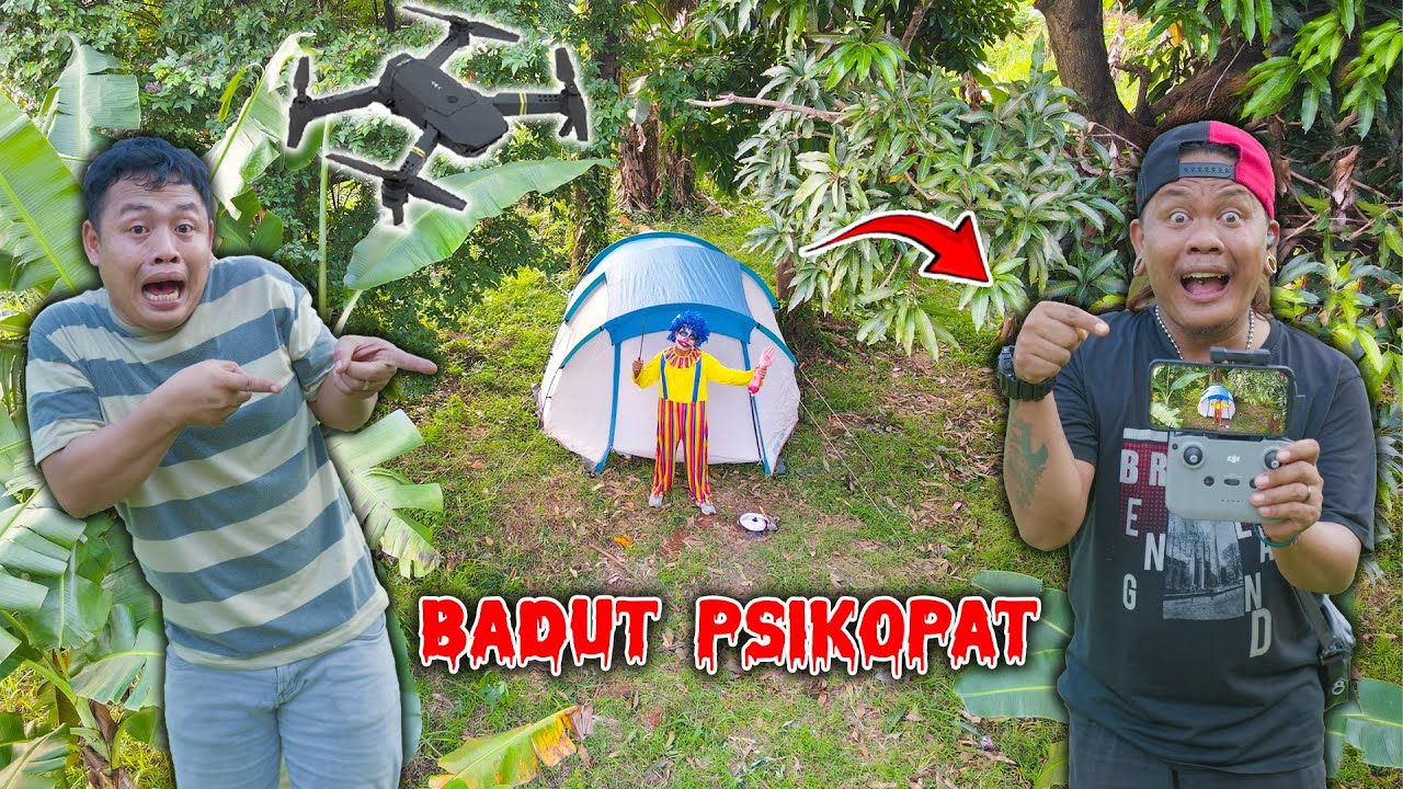 TEREKAM JELAS BADUT PSIKOPAT CAMPING DI HUTAN