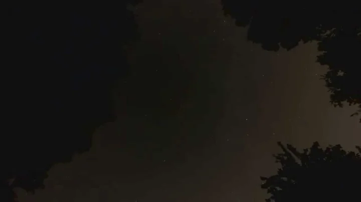 Perseid Meteor Shower Time Lapse
