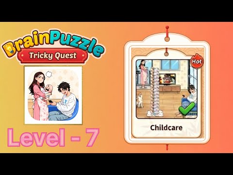 Brain Puzzle Tricky Quest Level - 7 | Childcare | Challenge – Successfully Completed! #viral #iqtest