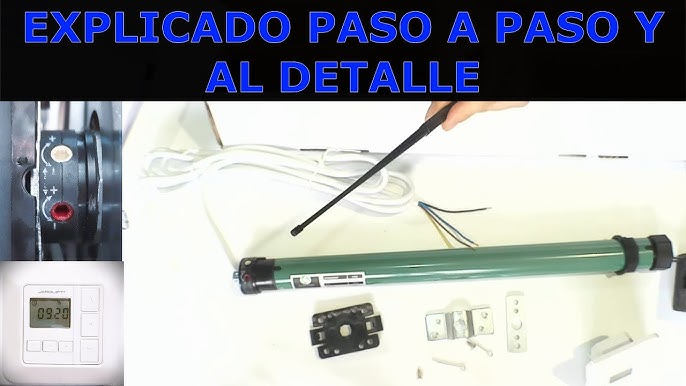 Cómo controlar un motor de persiana con mando y pulsador? 