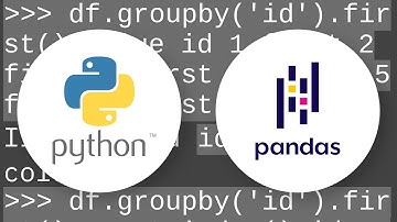 Pandas dataframe get first row of each group