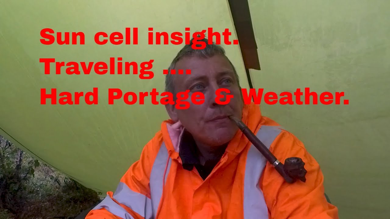 Canoeing in the wild - Scandinavian outdoor - A hard Beautiful Day - 4K Extended version [13-20]