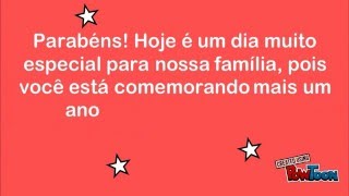 Mensagem de aniversario screenshot 2